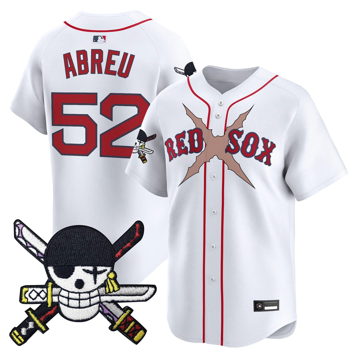 BOS x  OP Zr Patch Vapor Premier Limited Jersey - Stitched