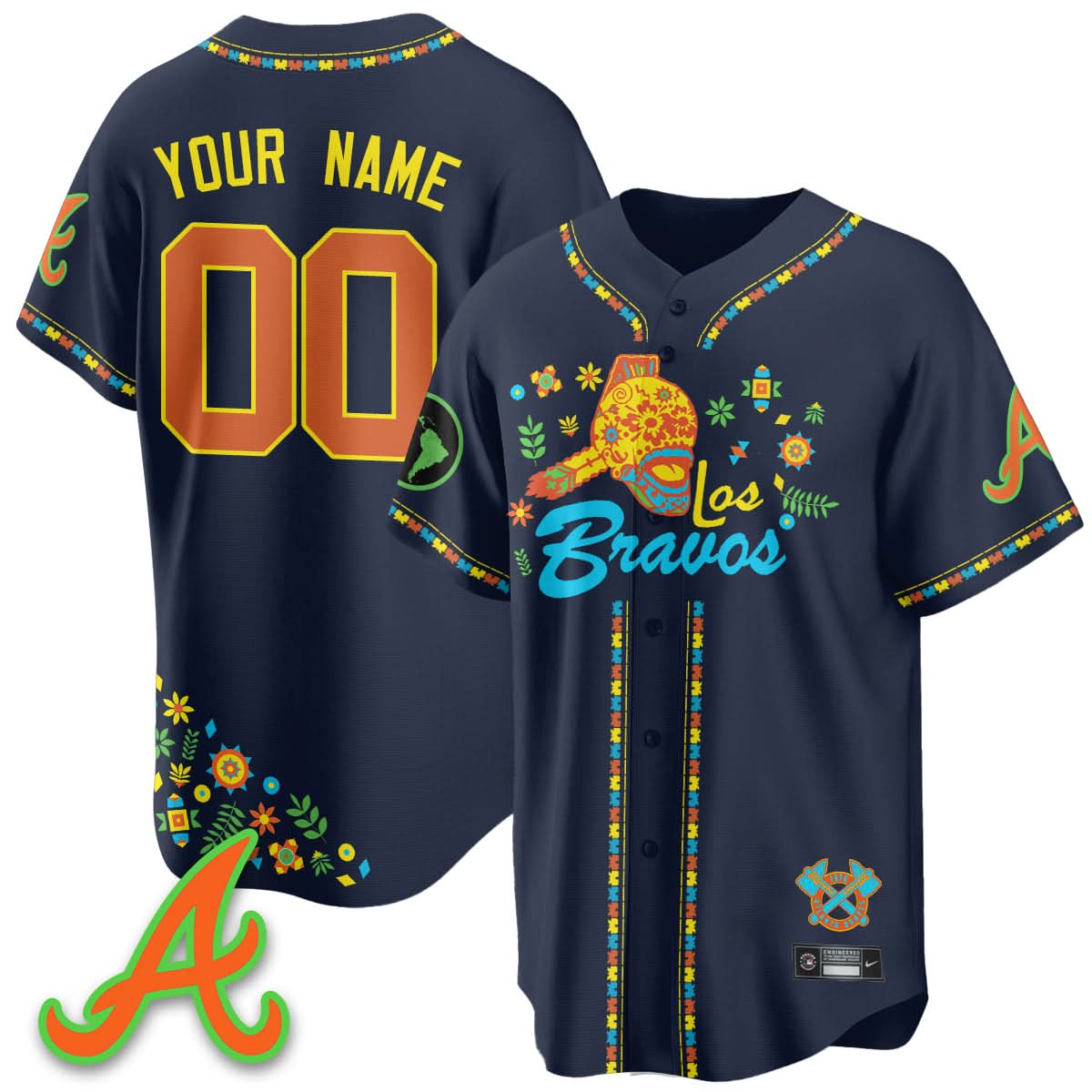 AB 2025 "Los Bravos" Custom Jersey V2 - Stitched
