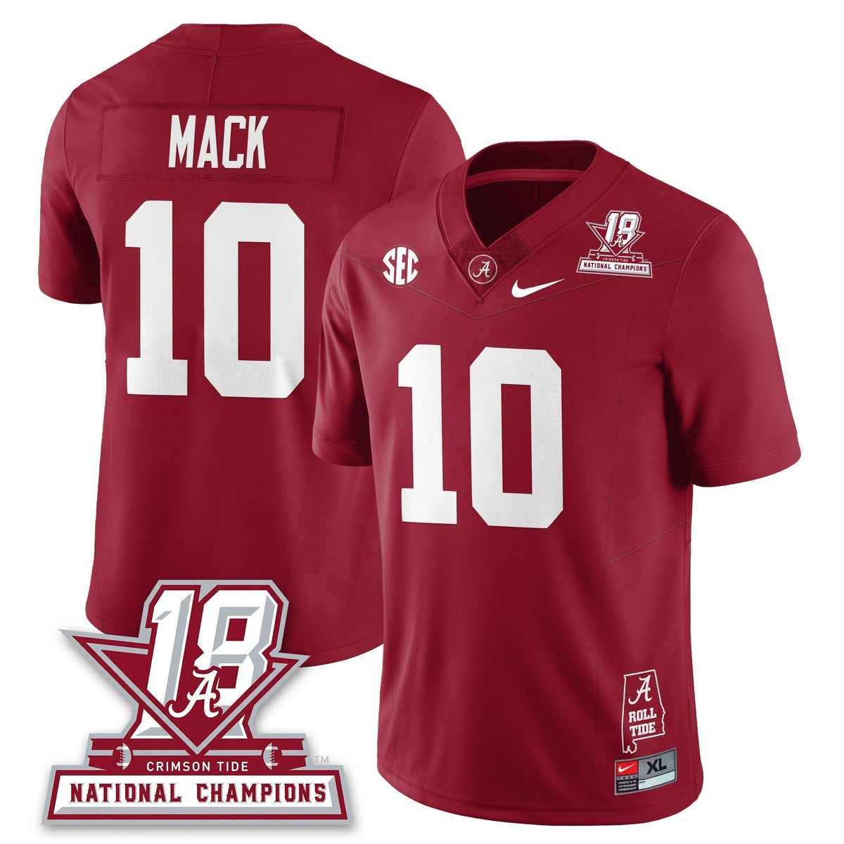 BAMA 18x-Time National Champions Vapor Limited Jersey