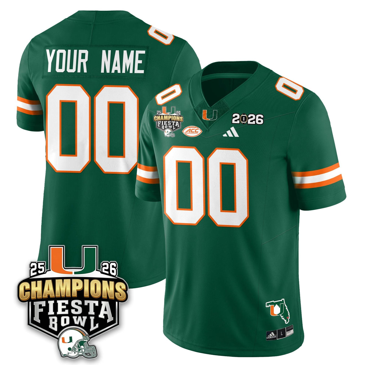 MIA Football Vapor Limited Jersey V3 - Fiesta Bowl Champions