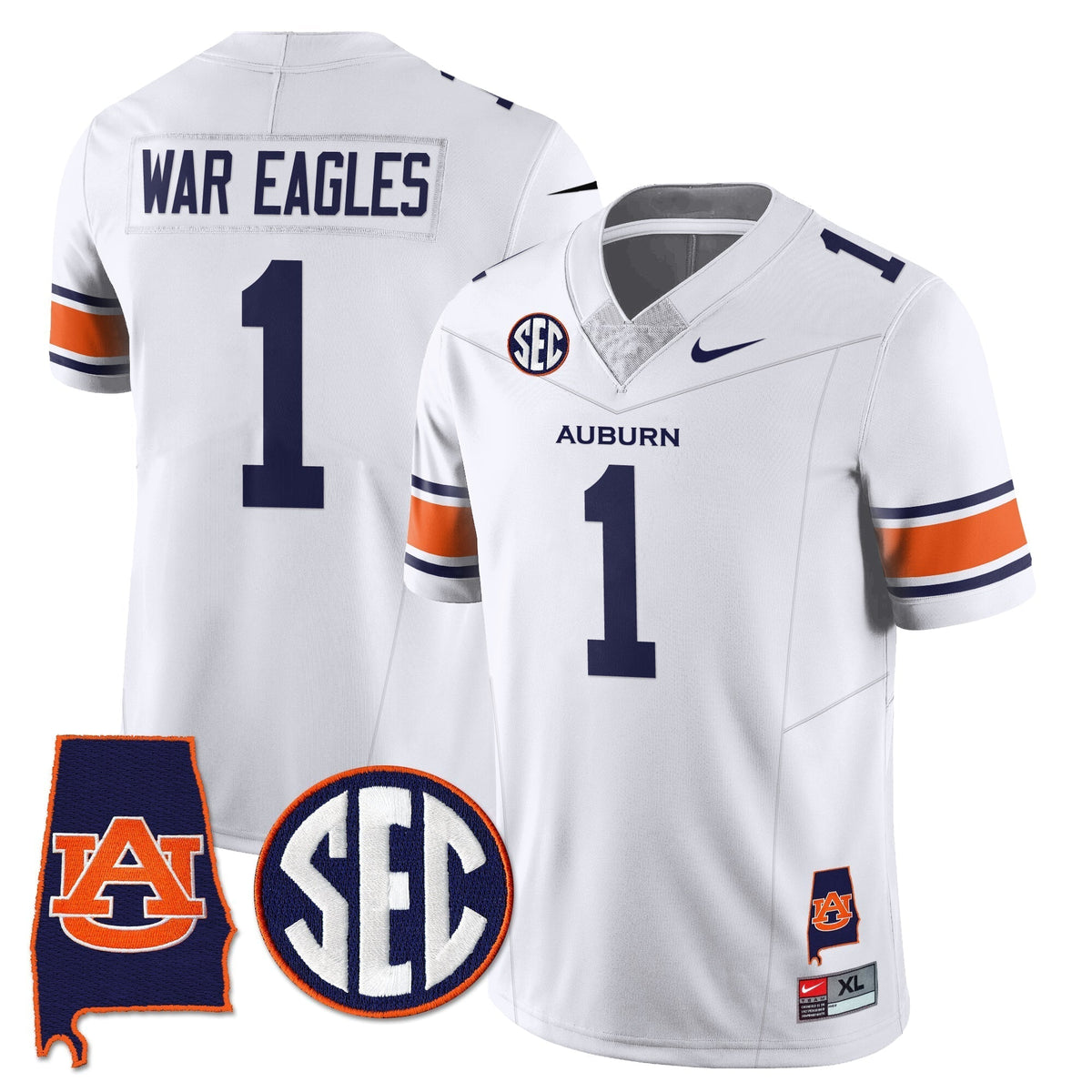 AT 2025 Alabama Patch Vapor Limited Jersey