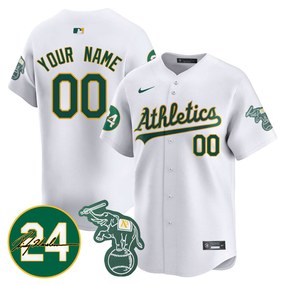 OA 2024 Ricky Henderson Memorial Custom Jersey - Stitched