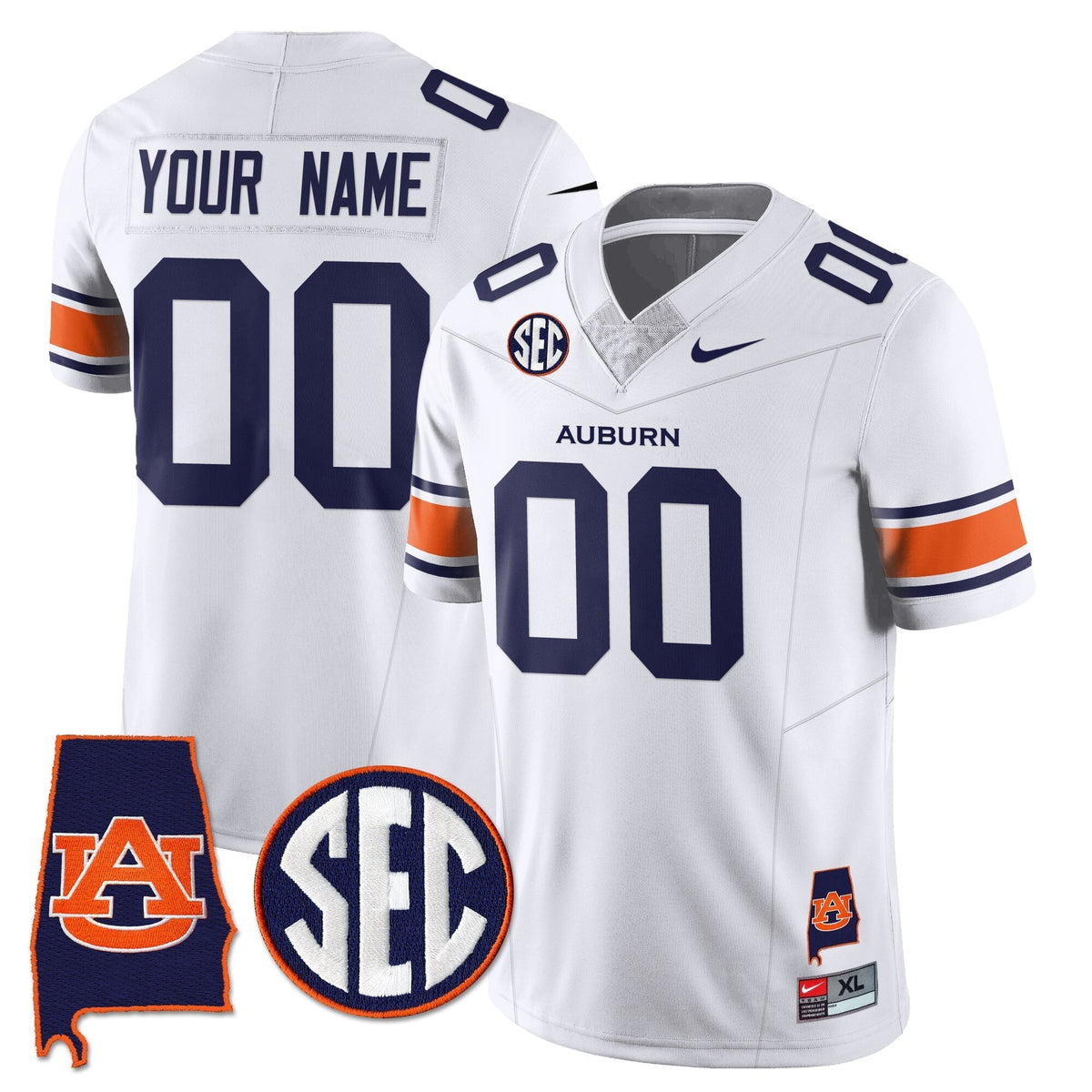 AT 2025 Alabama Patch Vapor Limited Custom Jersey