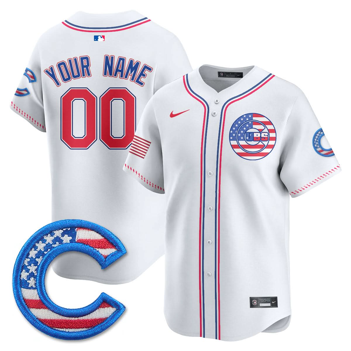 CC 2025 Fourth of July Custom Jersey - Stitched