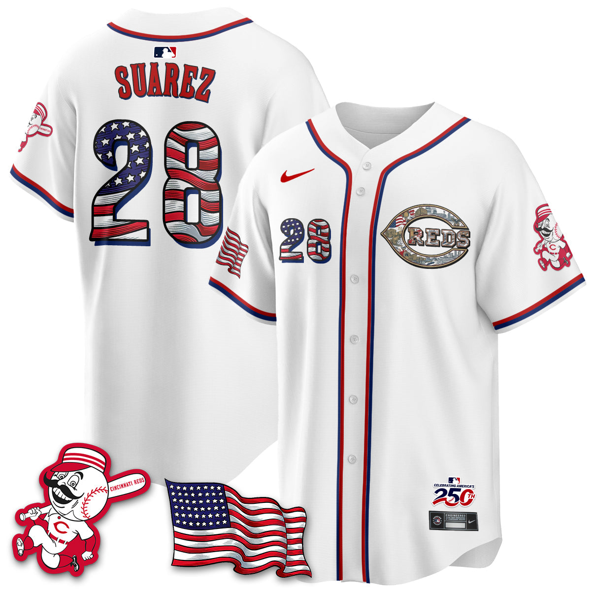 CIN 2026 Independence Day USA Vapor Limited Jersey - Stitched
