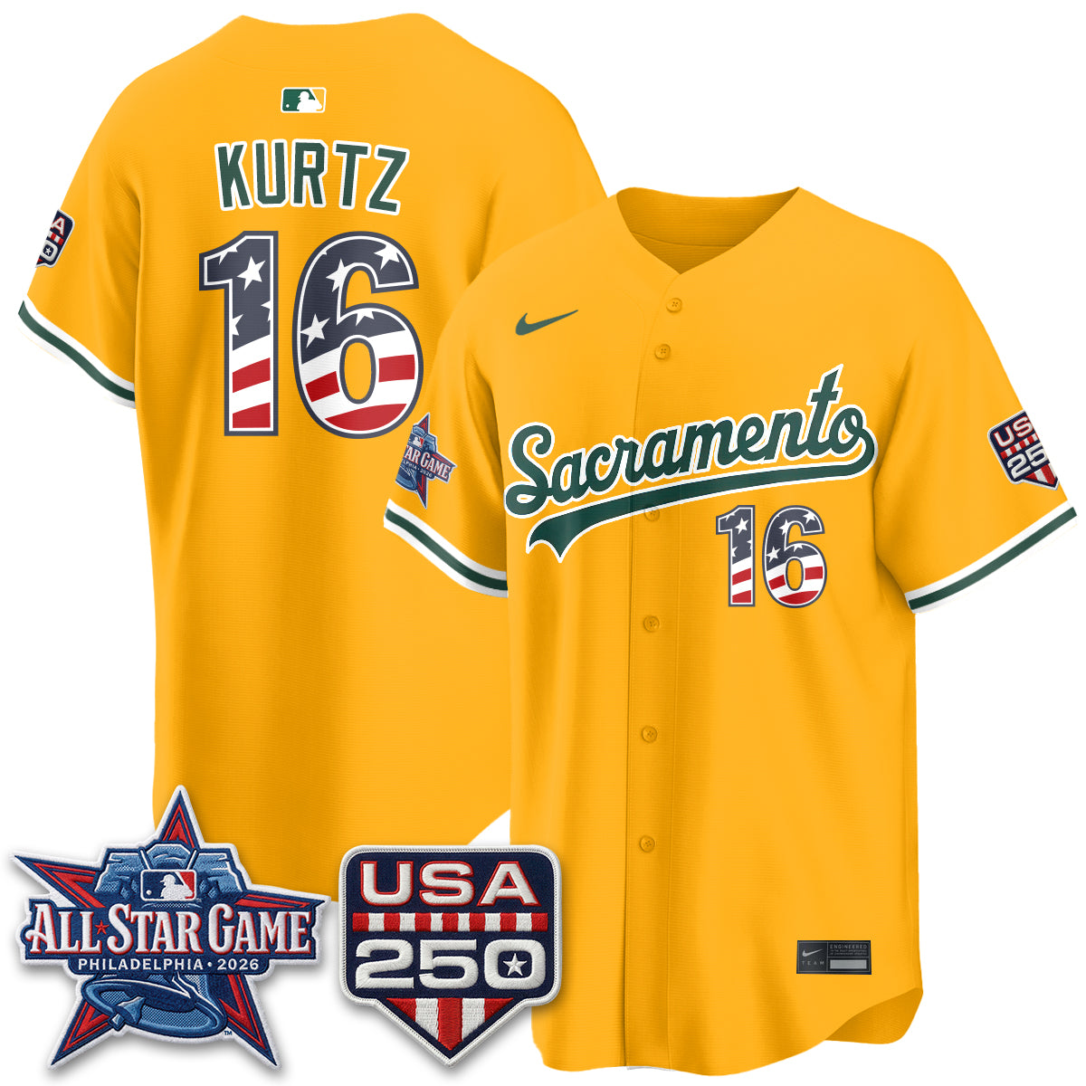 OAK 2026 All Star Edition Vapor Jersey - Stitched