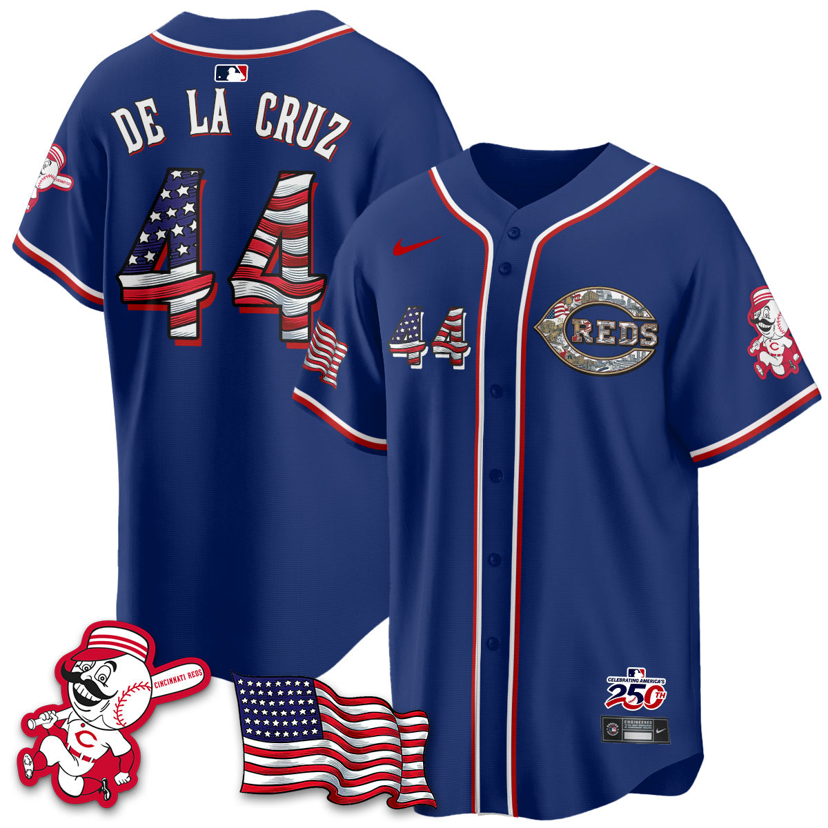 CIN 2026 Independence Day USA Vapor Limited Jersey - Stitched
