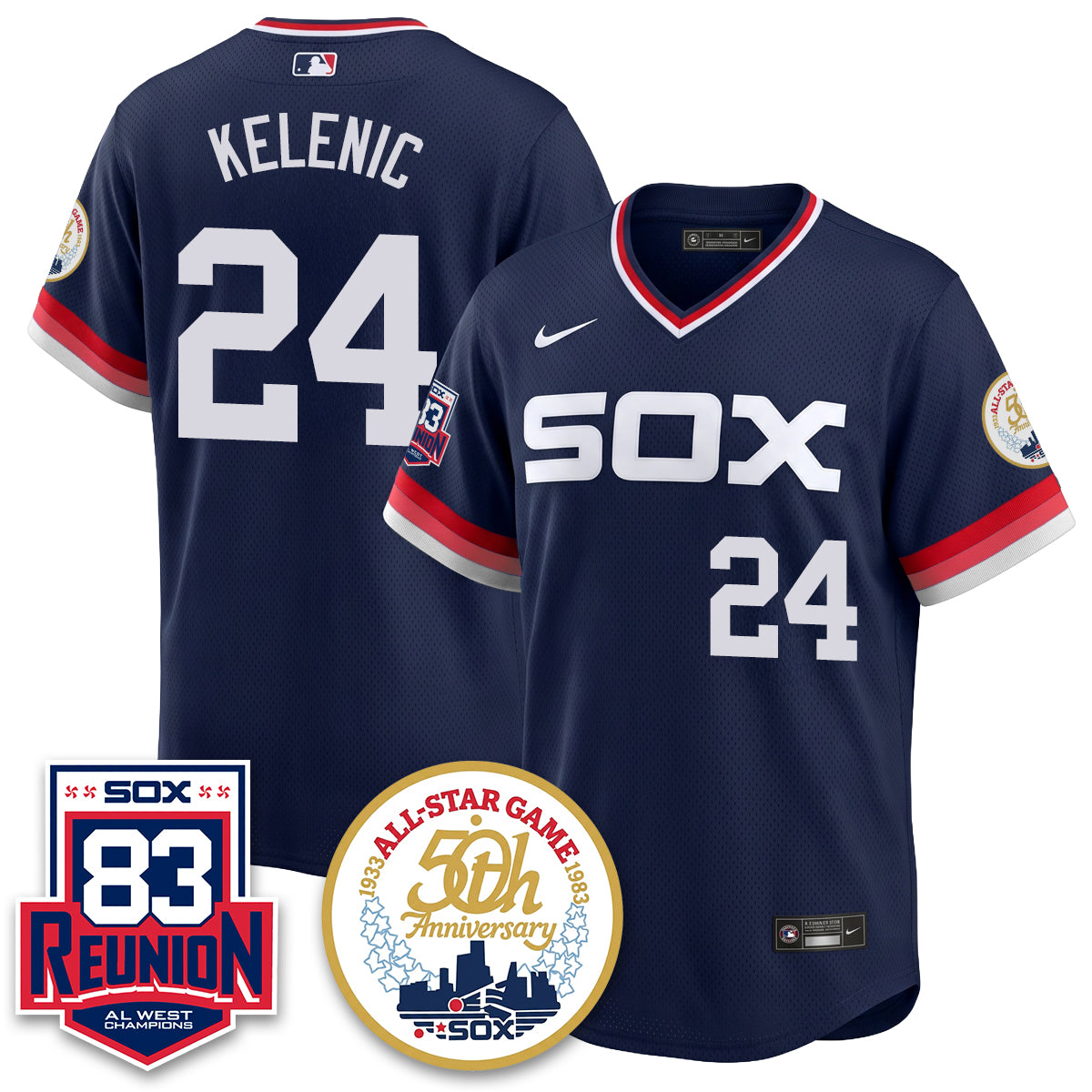 CWS Reunion All West Champions Vapor Jersey - Stitched