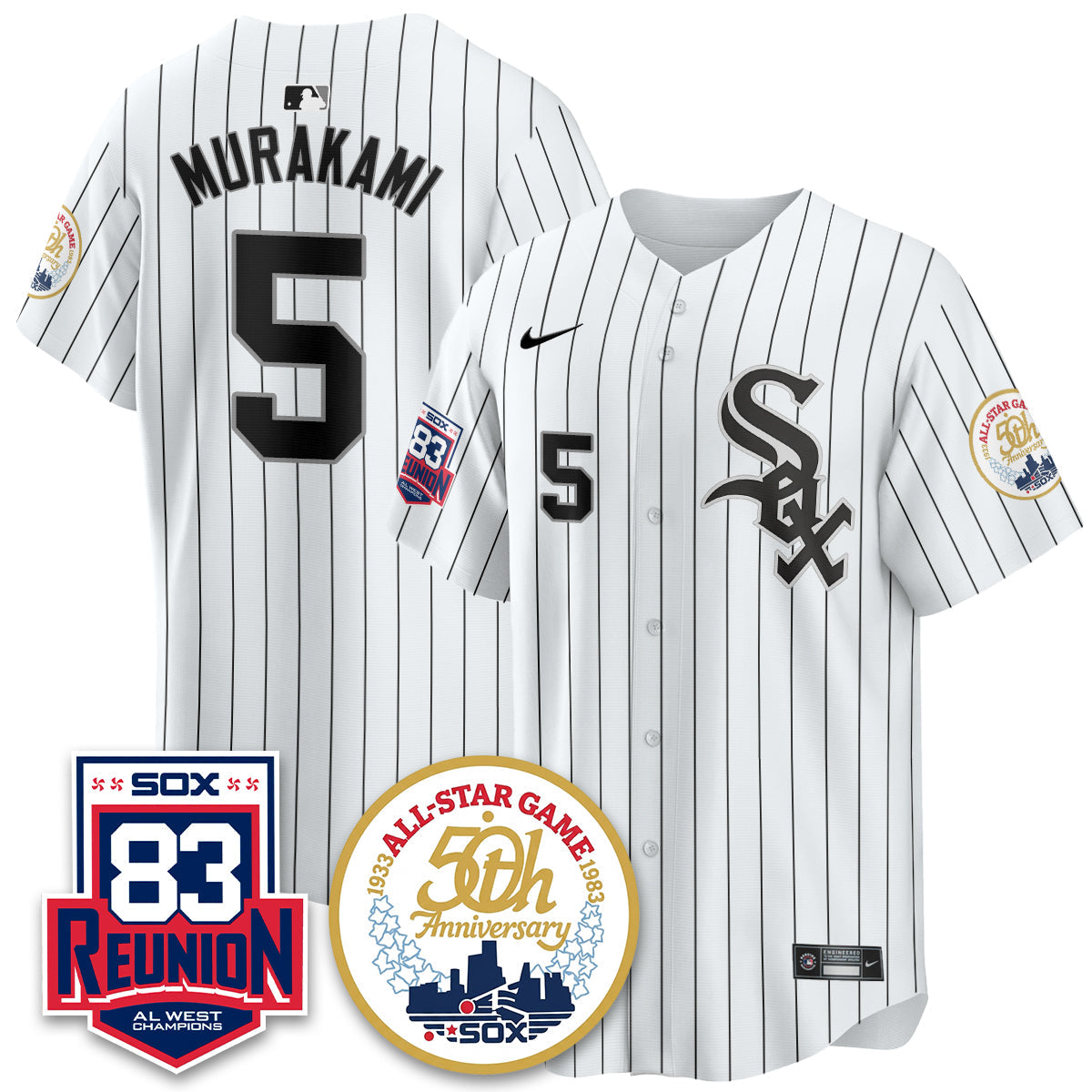 CWS Reunion All West Champions Vapor Jersey - Stitched