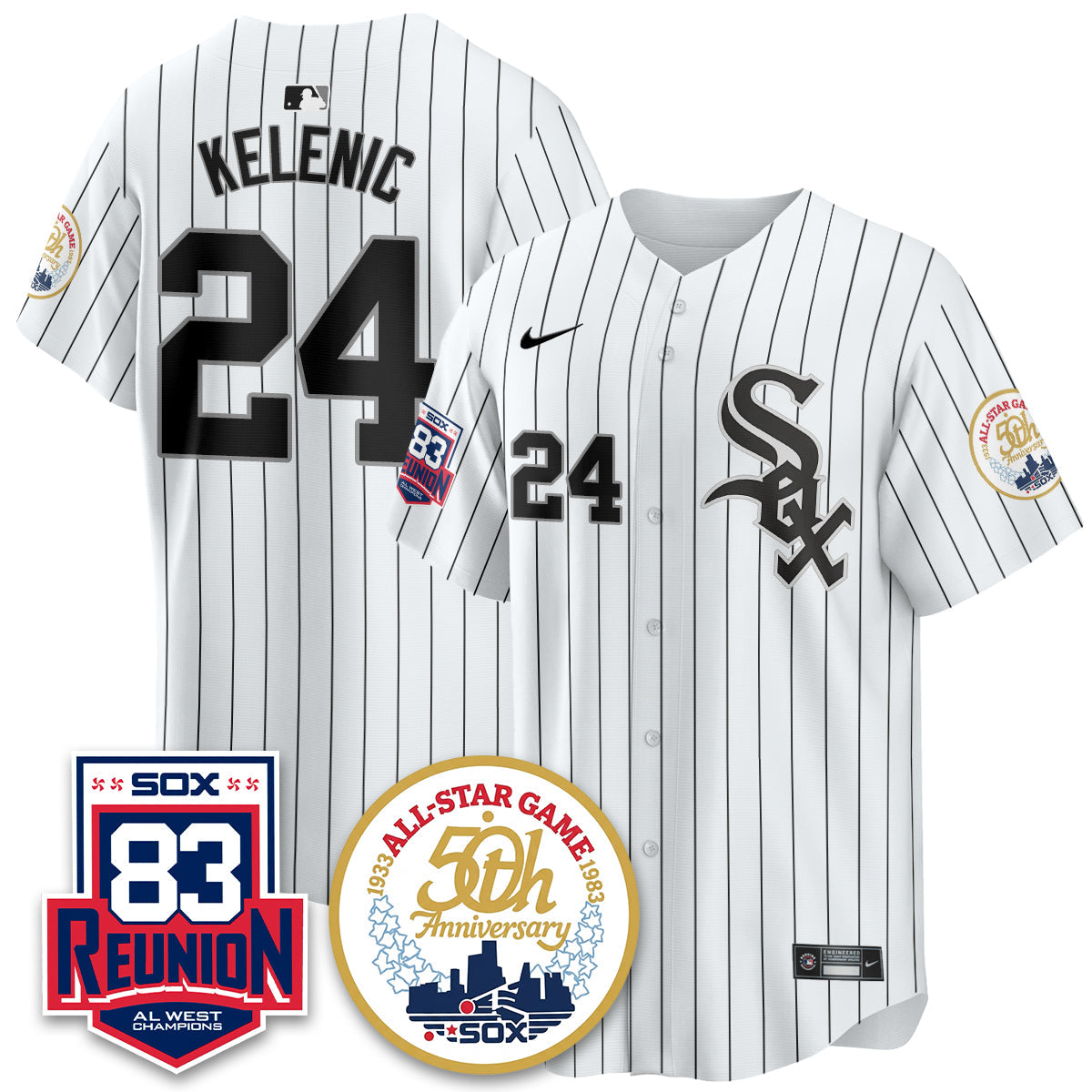 CWS Reunion All West Champions Vapor Jersey - Stitched
