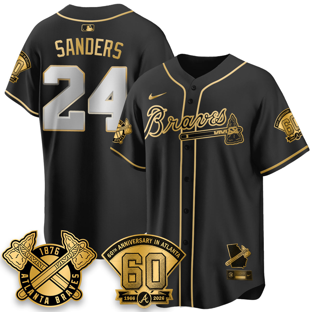 ATL 60th Anniversary Special Edition Vapor Limited Jersey - Stitched