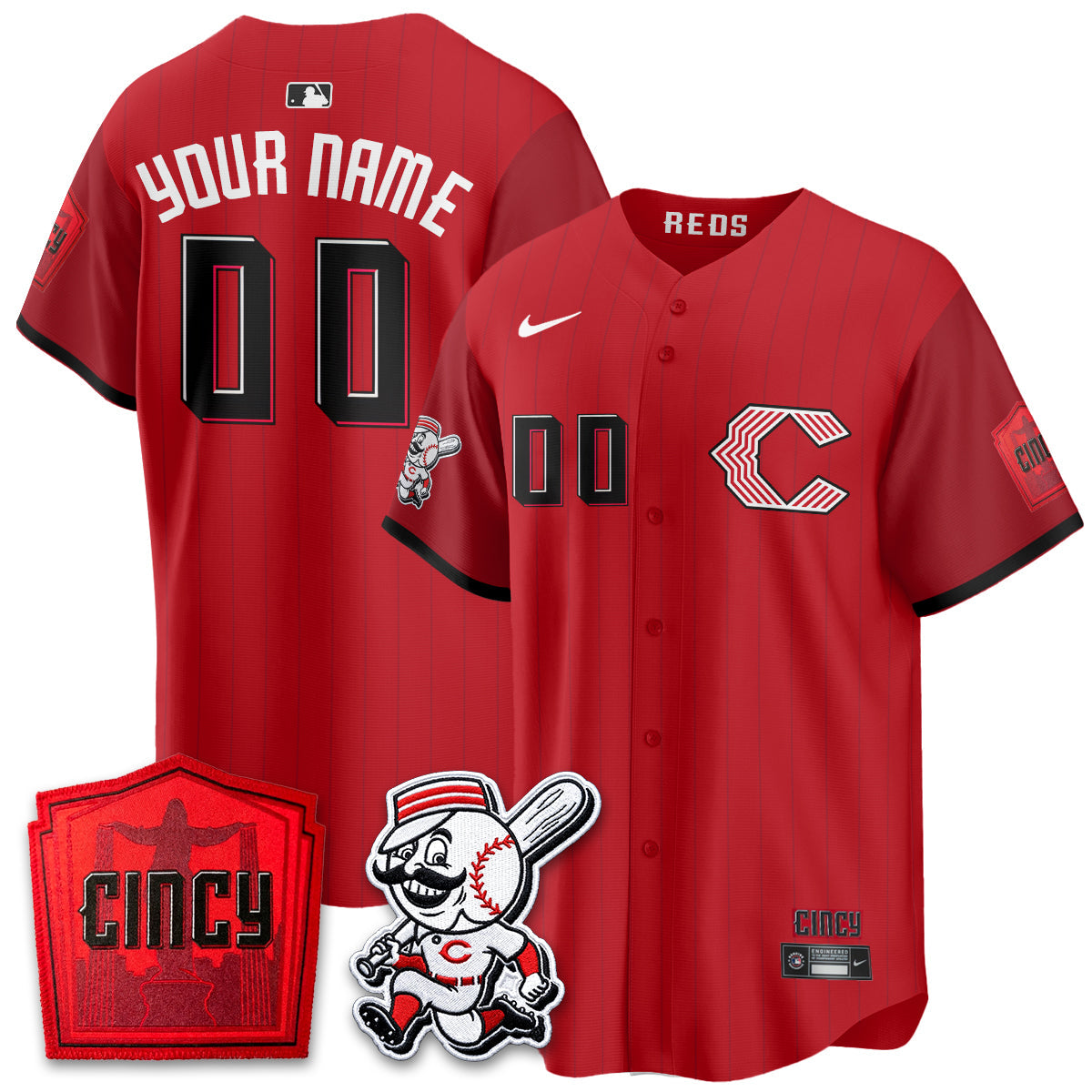 CIN 2026 City Connect Limited Premier Vapor Custom Jersey - Stitched