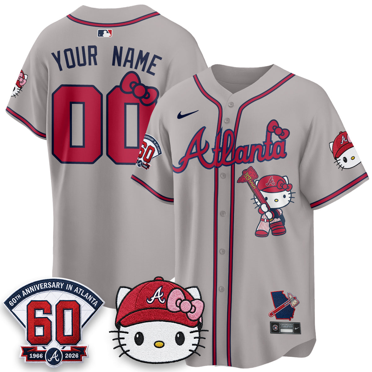 ATL x Meow KT 2026 Vapor Limited Custom Jersey - Stitched