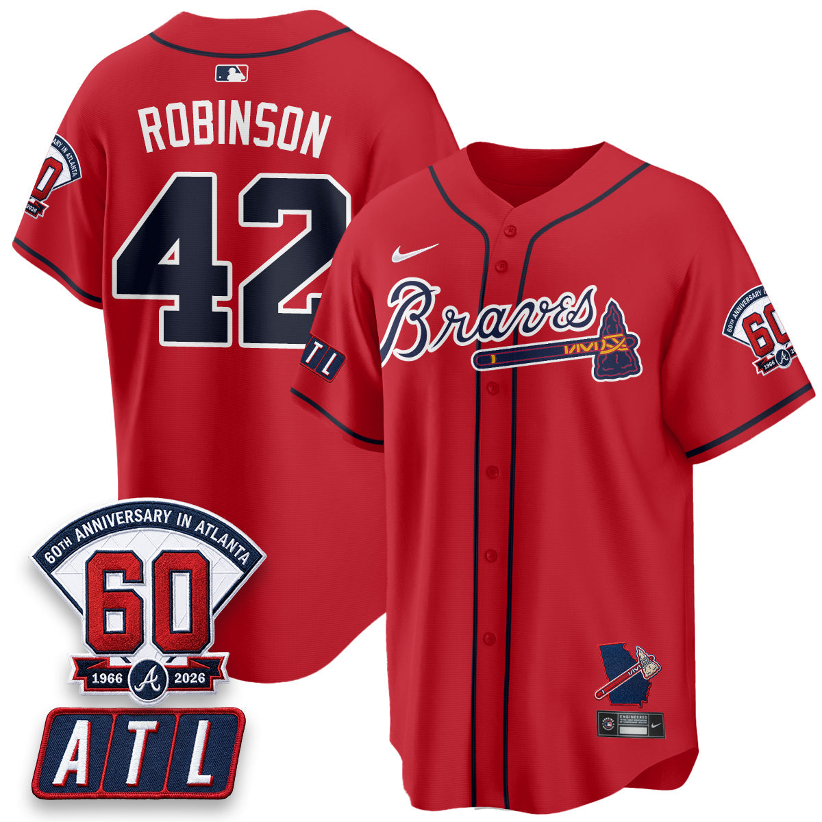 ATL 2026 60th Anniversary Vapor Limited Jersey - Stitched