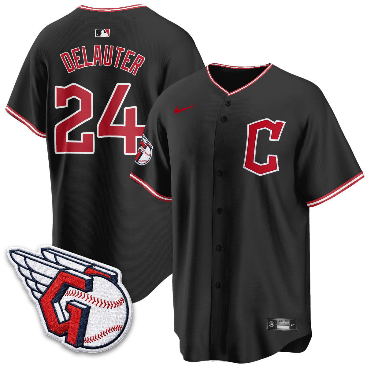 CLE 2026 Black Out Style Limited Vapor Jersey - Stitched