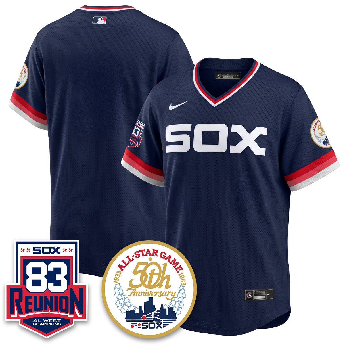 CWS Reunion All West Champions Vapor Jersey - Stitched