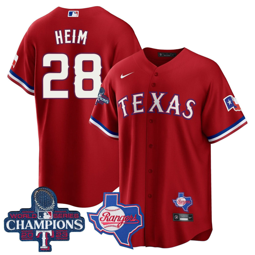 TR 2023 World Series Champions Cool Base Jersey V2 - Stitched