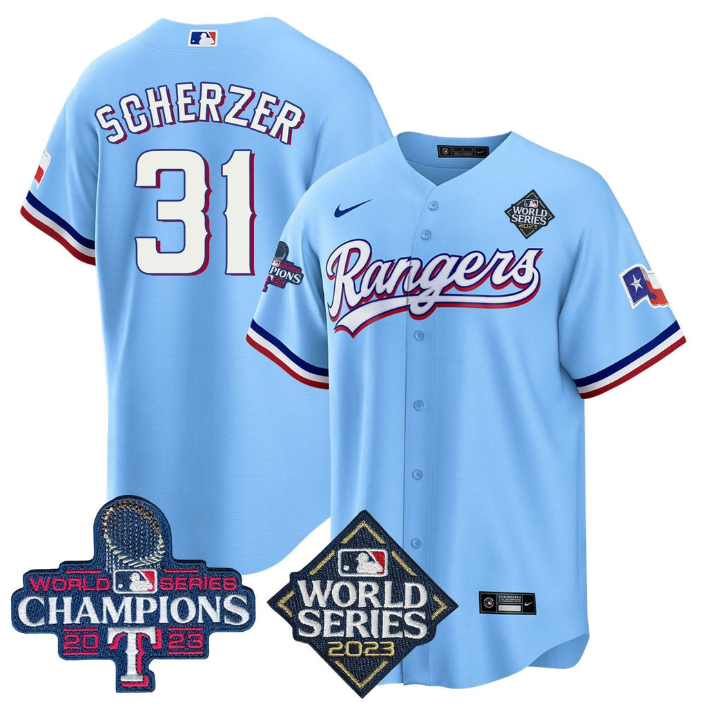 TR 2023 World Series Champions Cool Base Jersey V4 - Stitched