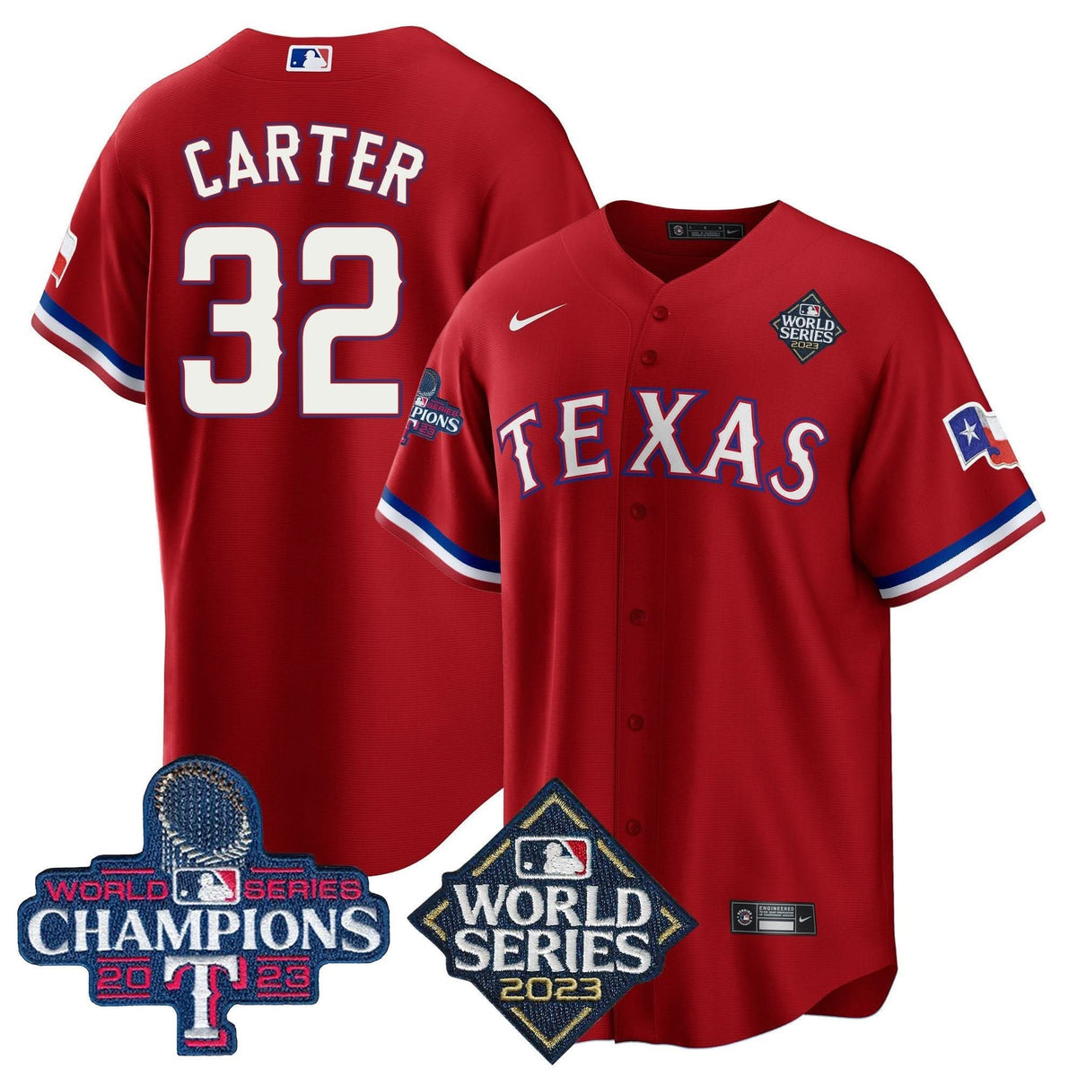 TR 2023 World Series Champions Cool Base Jersey V4 - Stitched