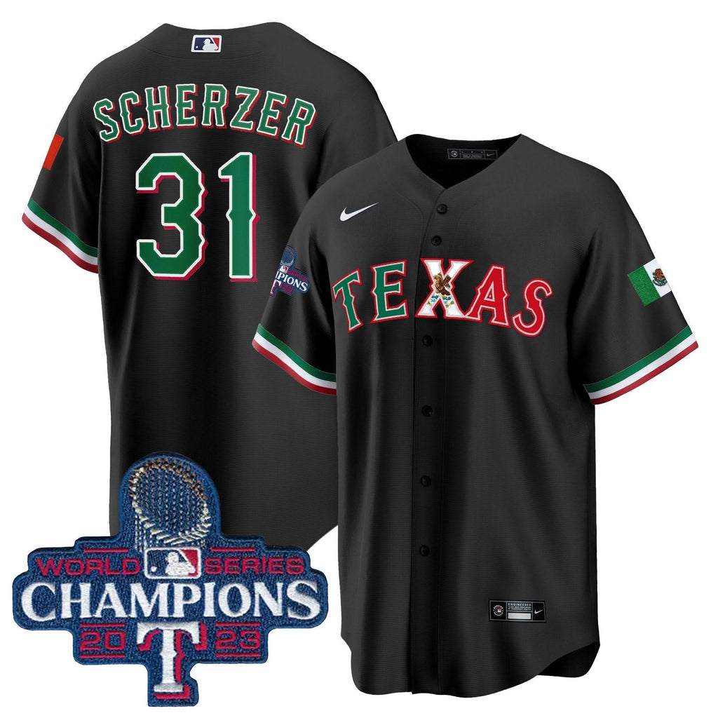 TR Mexico 2023 World Series Champions Baseball Jersey - Stitched