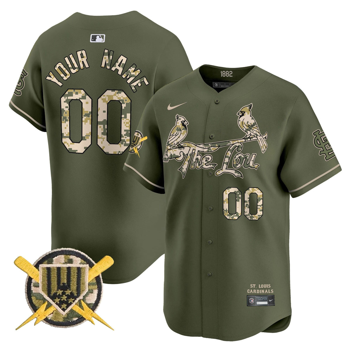 STL Armed Forces Day Vapor Premier Limited Custom Jersey - Stitched