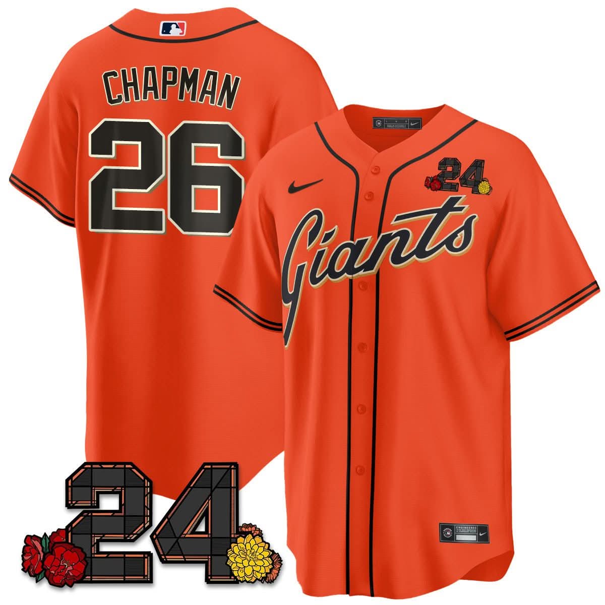 SFG 2024 Willie Mays Patch Vapor Premier Limited Jersey V2 - Stitched