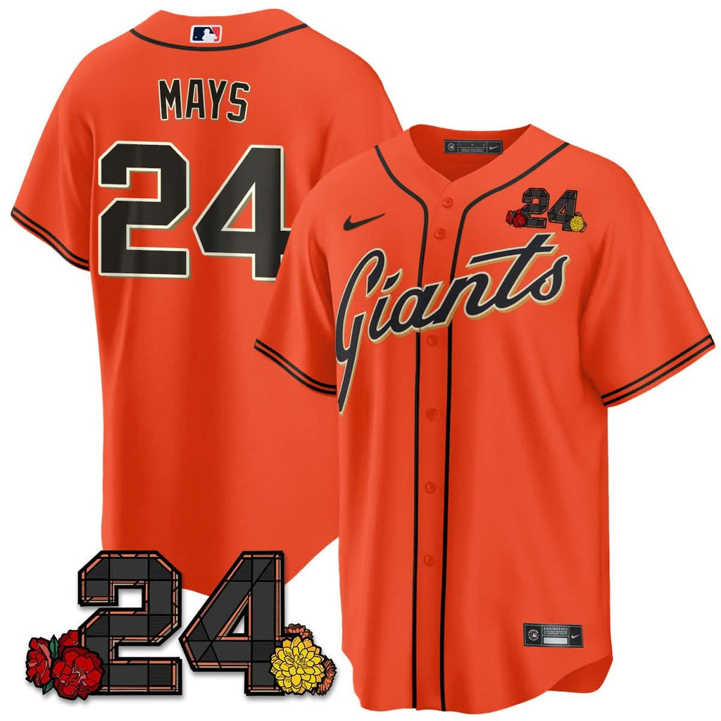 SFG 2024 Willie Mays Patch Vapor Premier Limited Jersey V2 - Stitched
