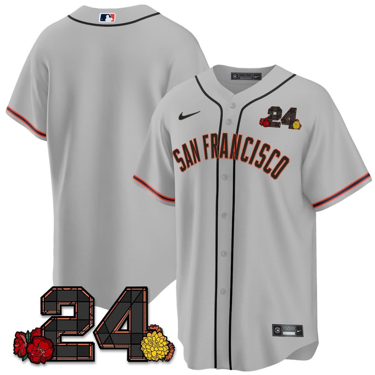 SFG 2024 Willie Mays Patch Vapor Premier Limited Jersey V2 - Stitched