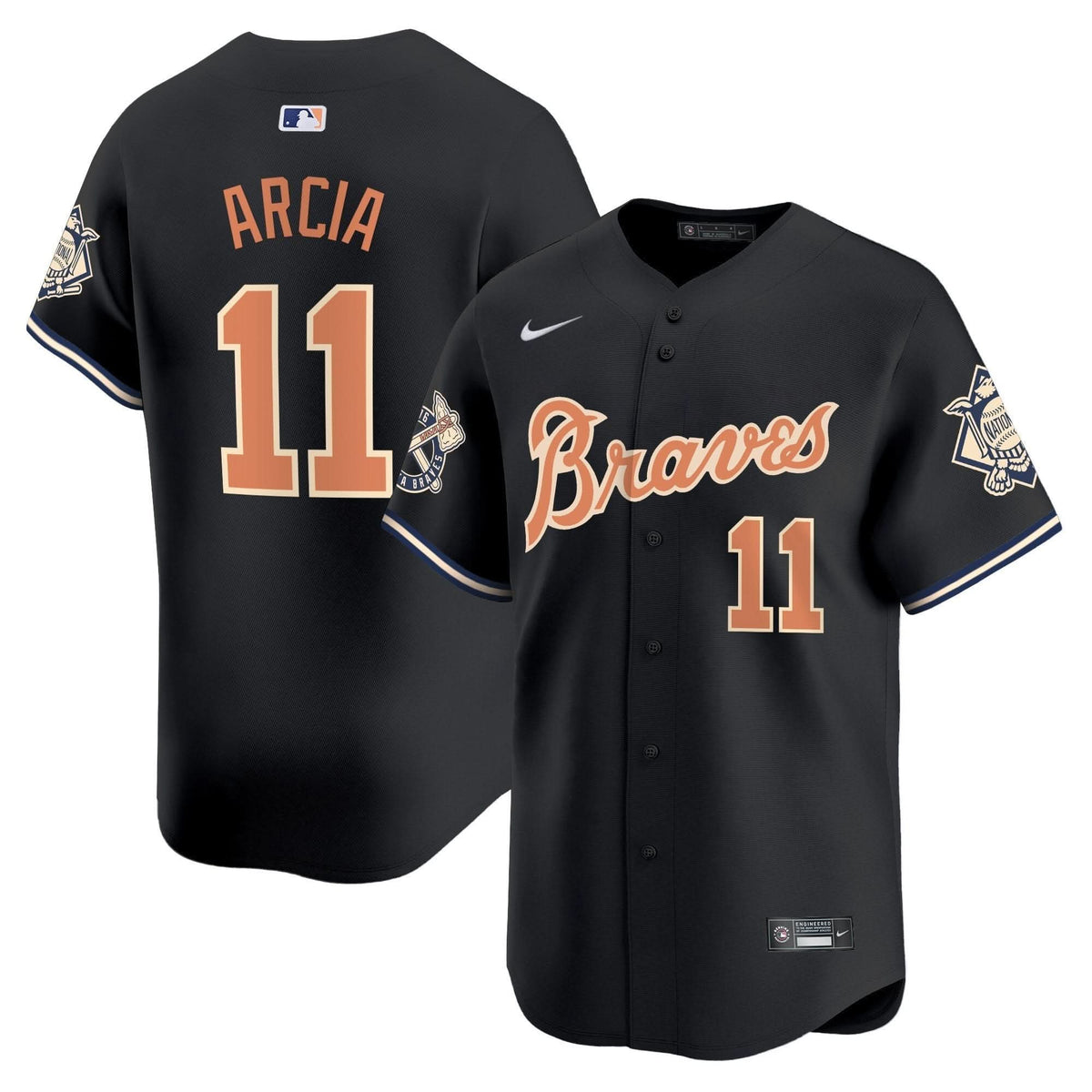 AB Peaches n' Cream Vapor Premier Limited Jersey - Stitched