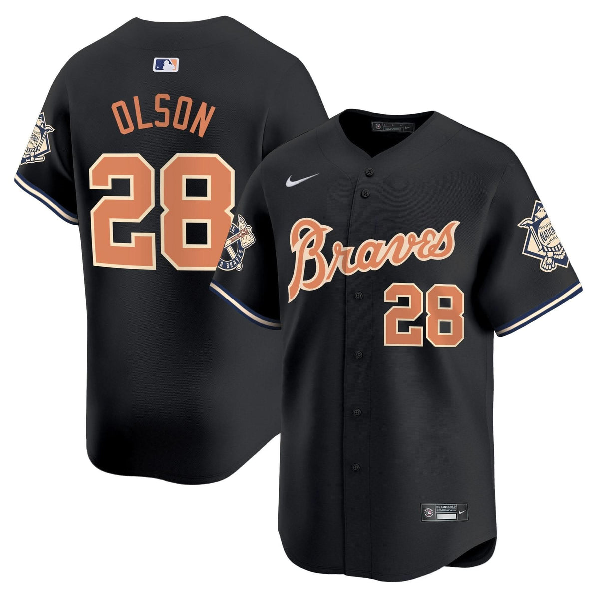 AB Peaches n' Cream Vapor Premier Limited Jersey - Stitched